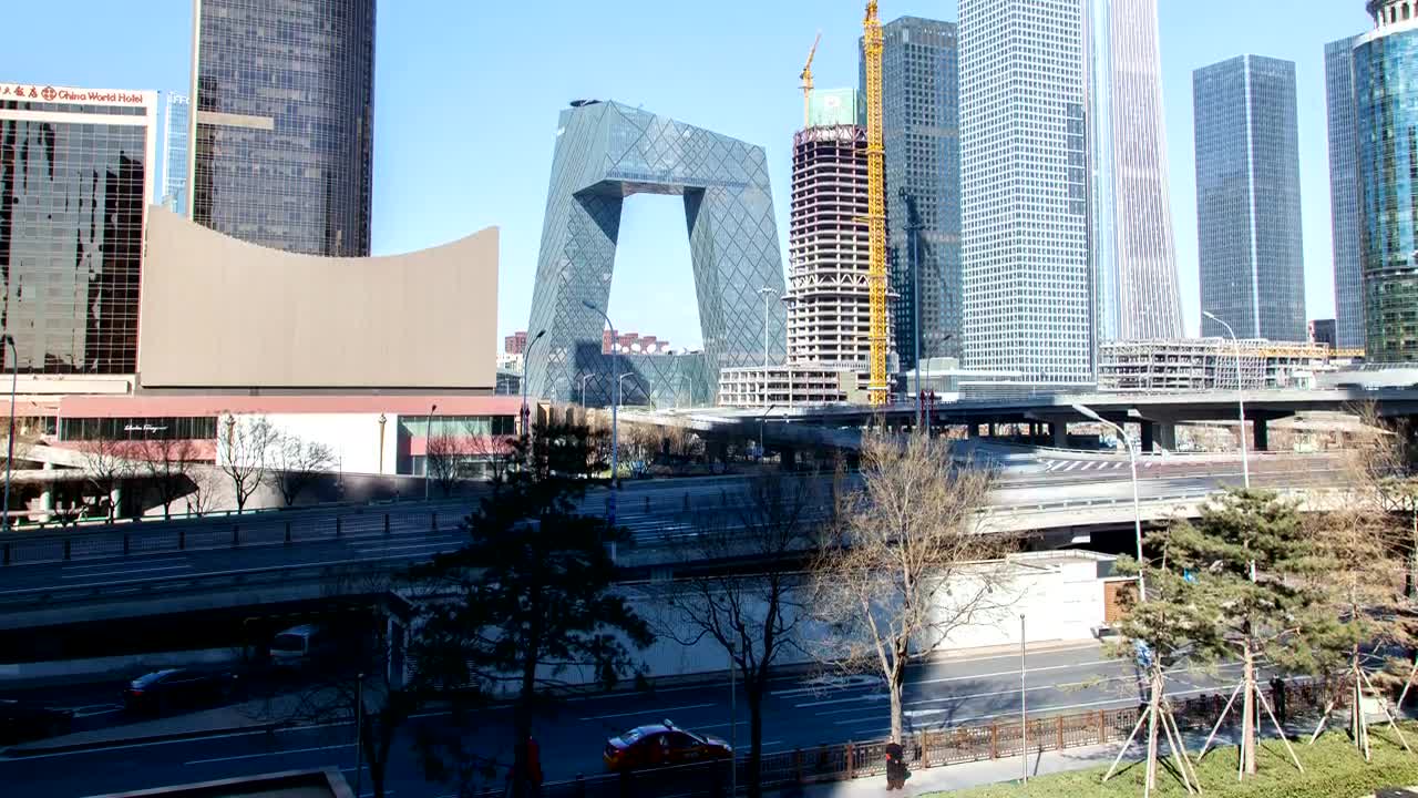 Stock Video Beijing Downtown And Roads With Fast Traffic Live Wallpaper For PC
