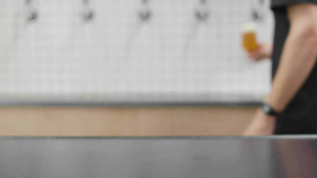 Stock Video Beer Glass Being Set On A Table Live Wallpaper For PC