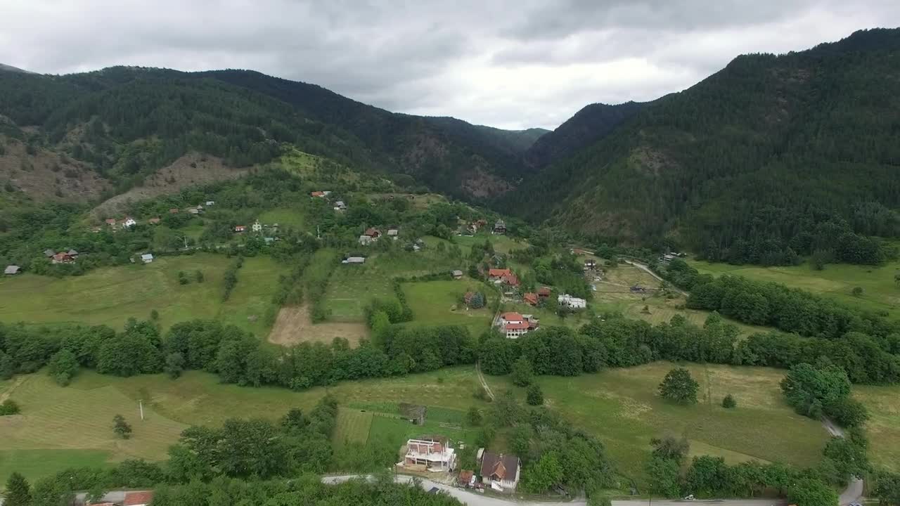 Stock Video Beautiful Village In The Mountains Live Wallpaper For PC