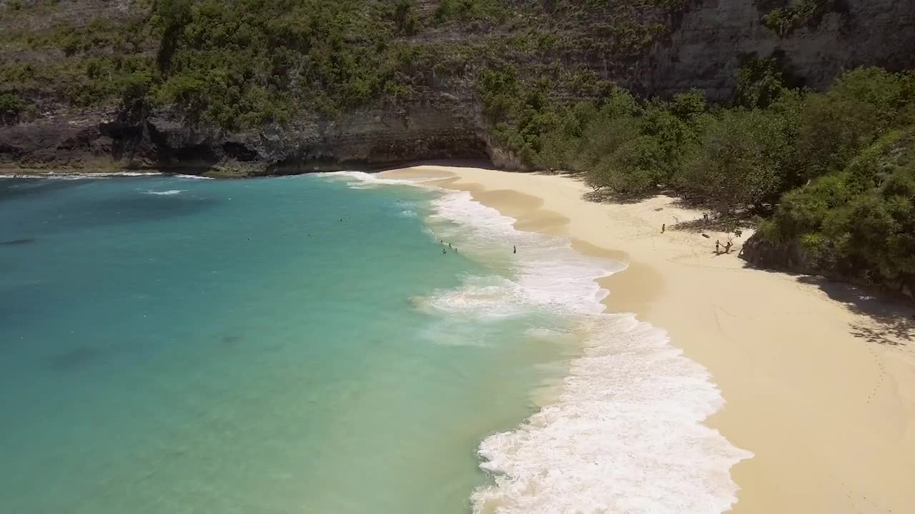 Stock Video Beautiful Unspoilt Beach Aerial View Live Wallpaper For PC