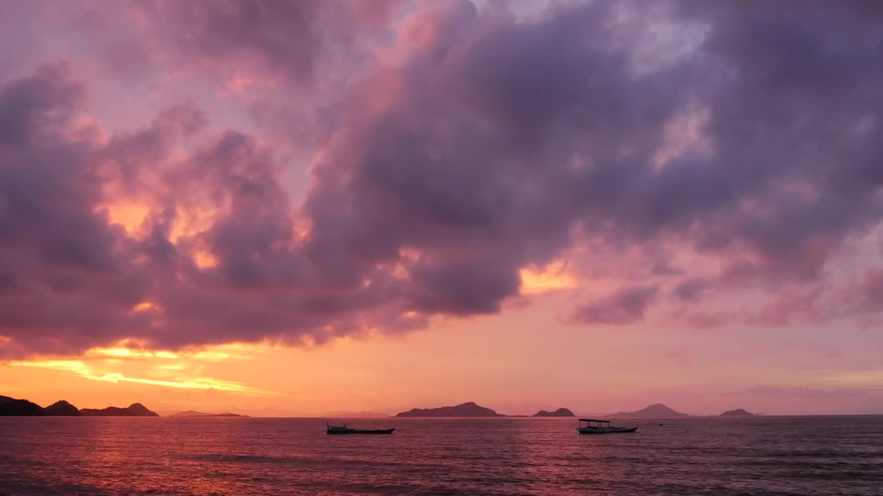 Stock Video Beautiful Twilight At The Sea Live Wallpaper For PC