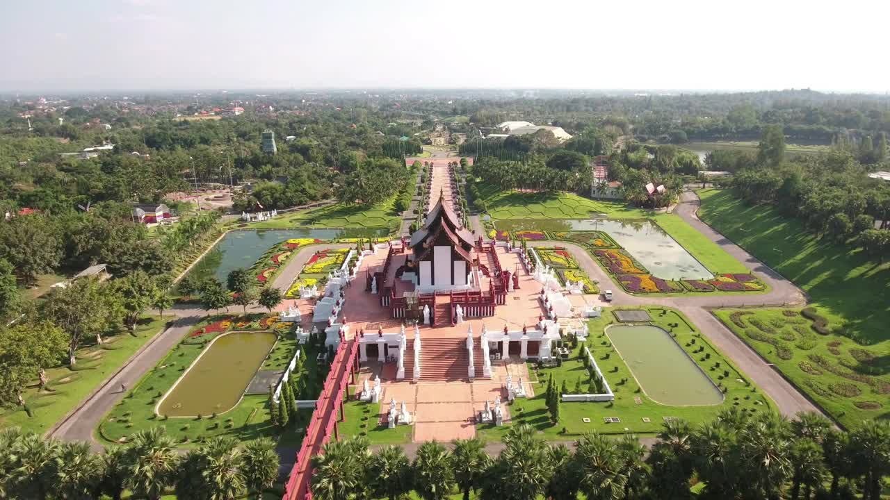 Stock Video Beautiful Temple Aerial View Live Wallpaper For PC
