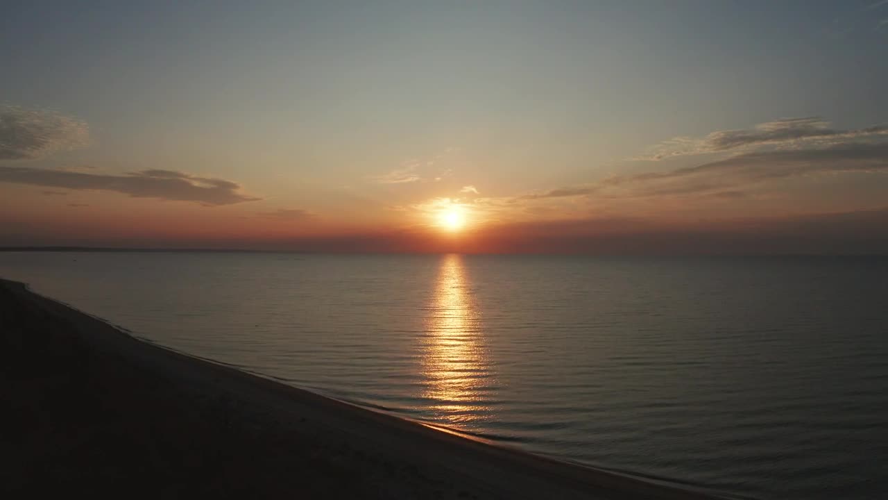 Stock Video Beautiful Sunset Over The Sea Live Wallpaper For PC