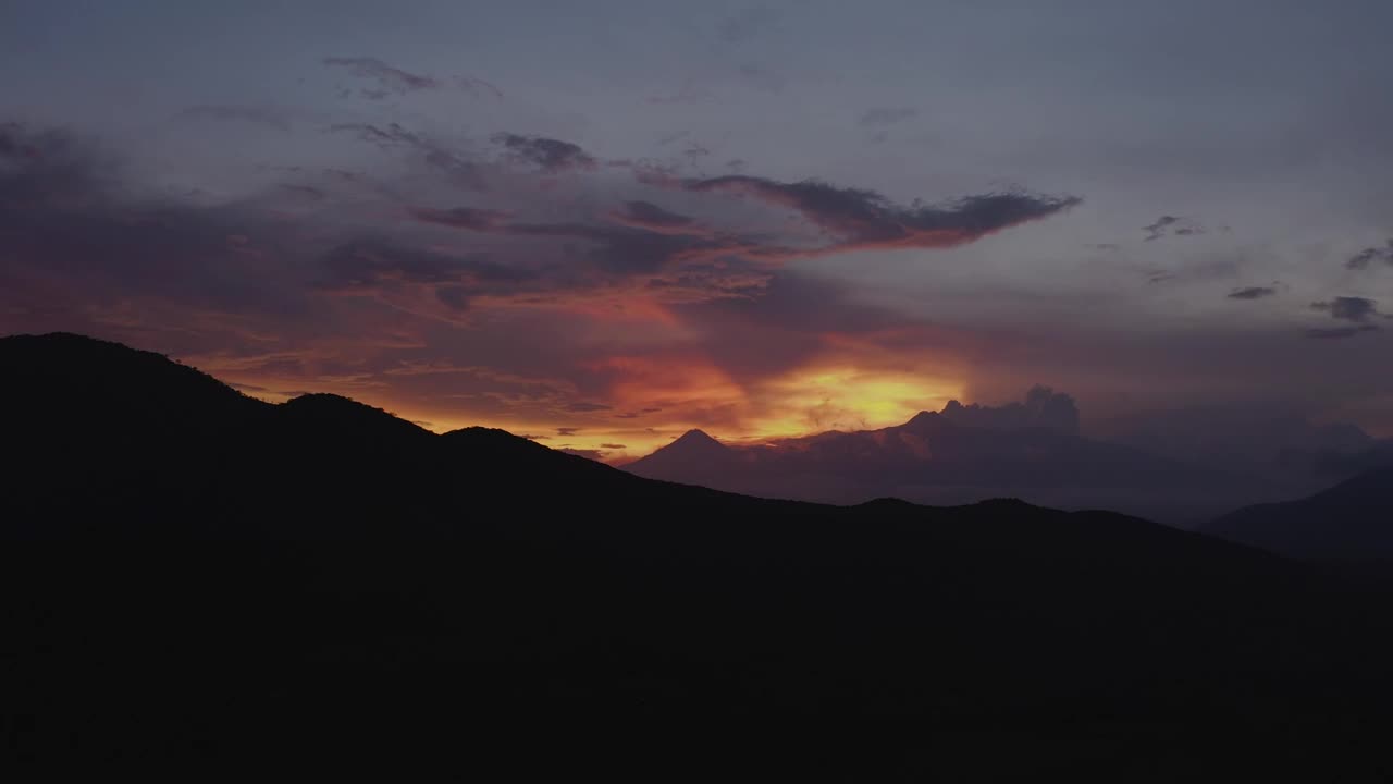 Stock Video Beautiful Sunset Over Mountains Live Wallpaper For PC