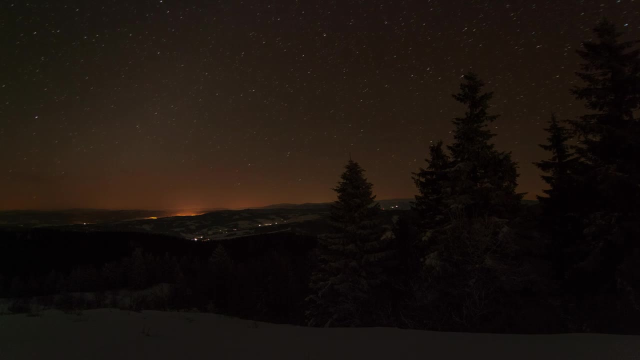 Stock Video Beautiful Sunrise During A Cold Winter In Nature Live Wallpaper For PC