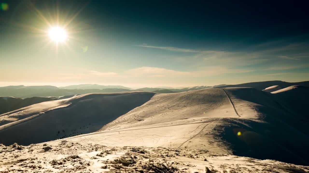 Stock Video Beautiful Sundown In The Mountains Time Lapse Live Wallpaper For PC