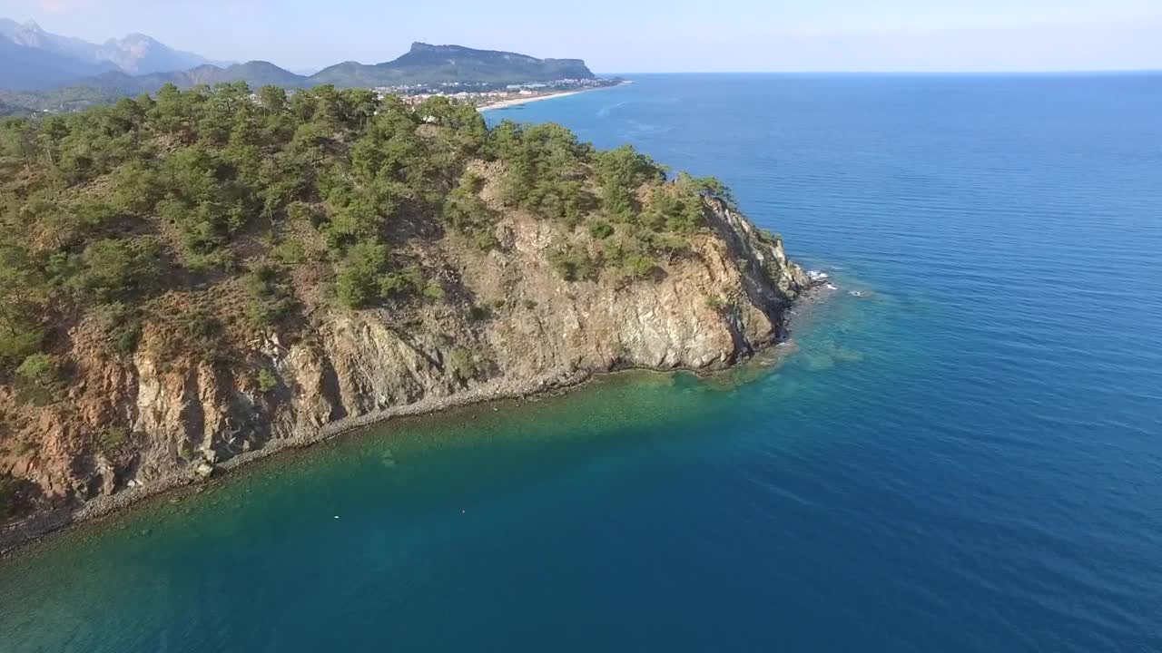 Stock Video Beautiful Sea And Beach Near The City Live Wallpaper For PC