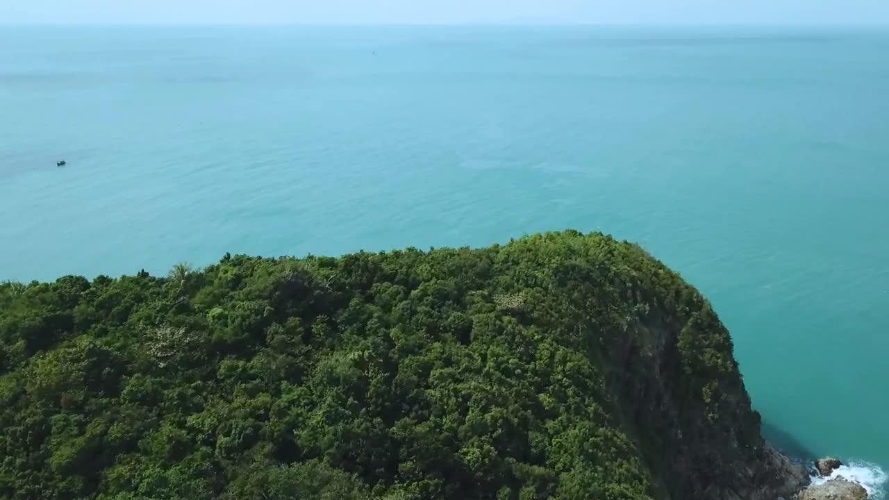 Stock Video Beautiful Peninsula And The Sea Around From The Air Live Wallpaper For PC