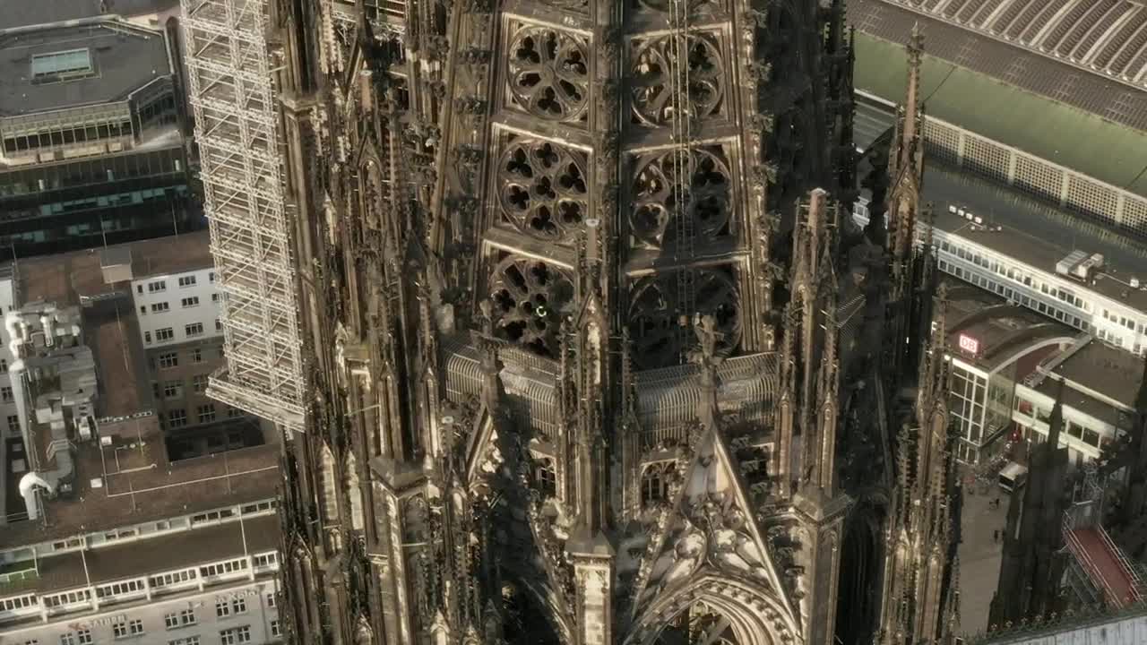 Stock Video Beautiful Old Architecture Of A Cathedral Live Wallpaper For PC