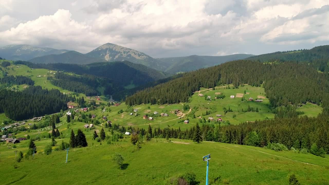 Stock Video Beautiful Mountain Village Live Wallpaper For PC