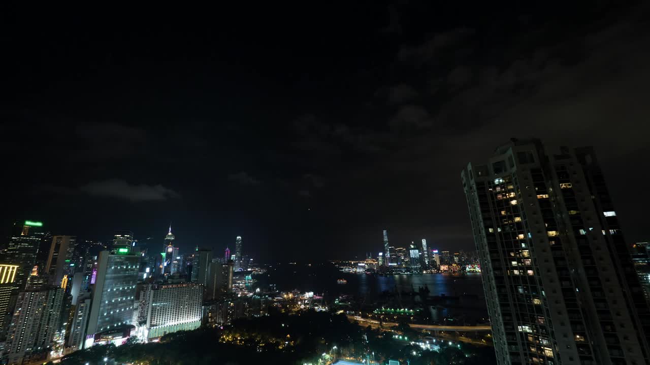 Stock Video Beautiful Lights Throughout Hong Kong Live Wallpaper For PC
