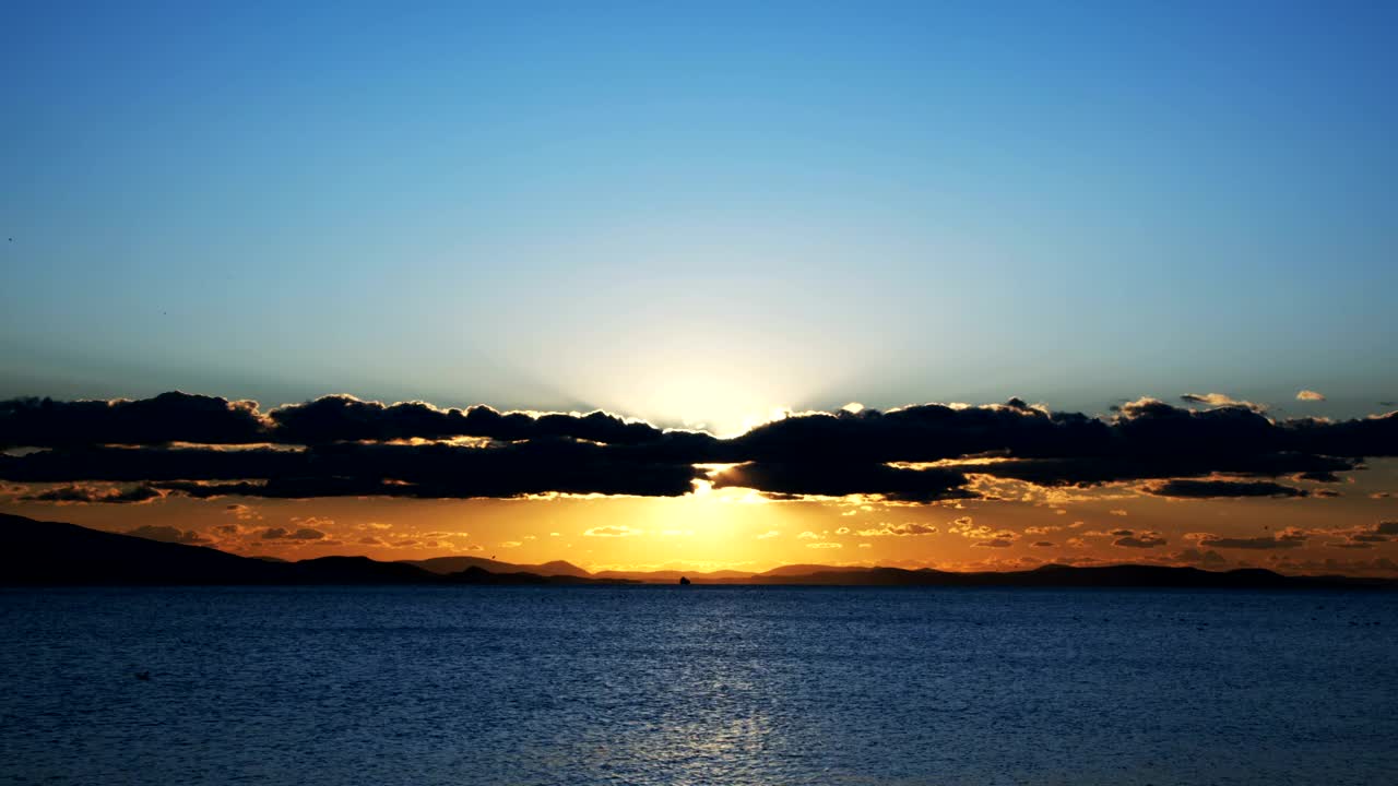 Stock Video Beautiful Landscape Of A Sunset On The Sea Skyline Live Wallpaper For PC