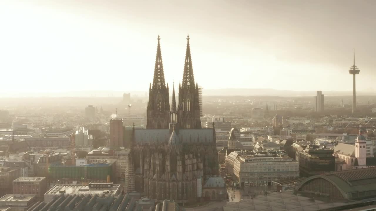 Stock Video Beautiful Cathedral In The Stunning German City Live Wallpaper For PC