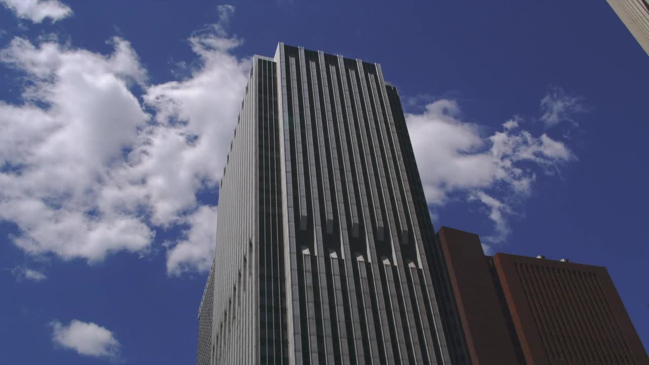 Video Stock Clouds Behind A Skyscraper Live Wallpaper For PC