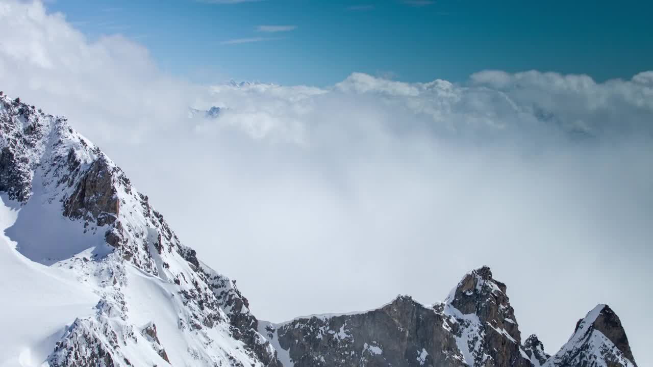 Video Stock Clouds Atop Snow Capped Mountains Live Wallpaper For PC