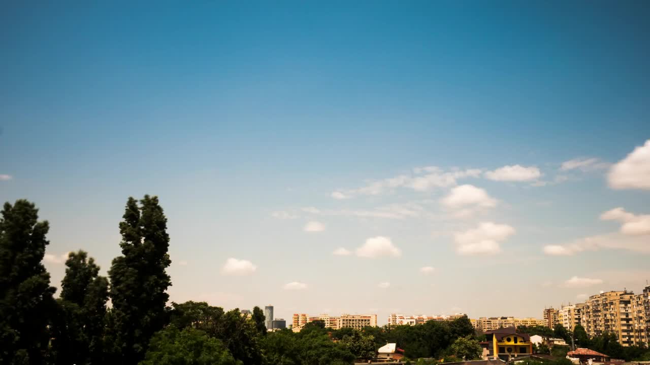 Video Stock Clouds Above A Town Skyline Live Wallpaper For PC