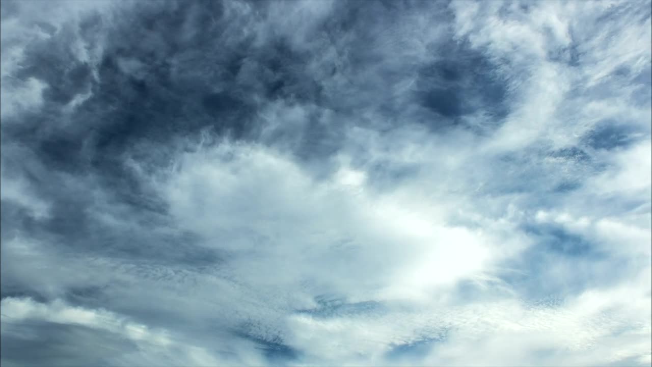 Video Stock Cloud Layers Against A Dark Blue Sky Live Wallpaper For PC