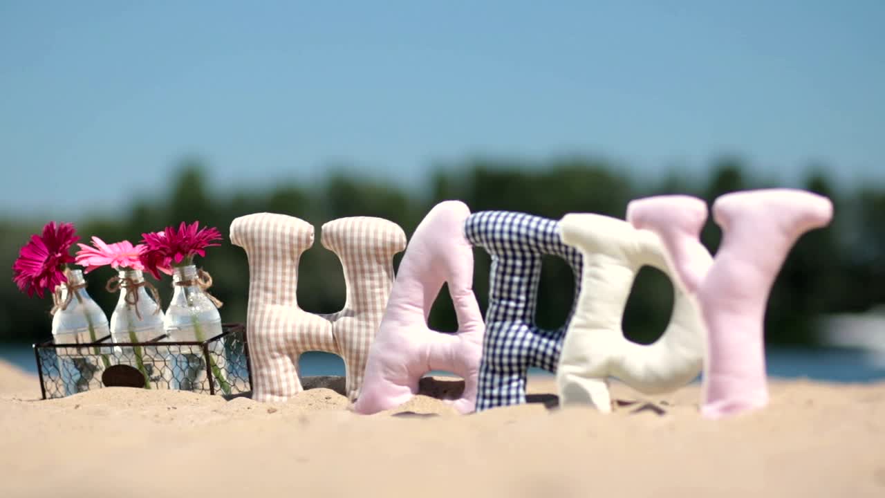 Video Stock Cloth Letters In The Sand Live Wallpaper For PC