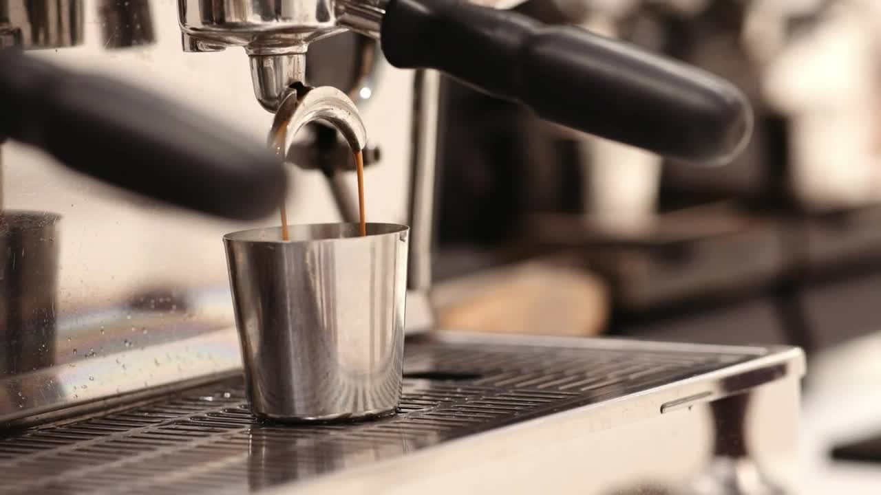 Video Stock Closeup Video Of An Espresso Coffee Machine Live Wallpaper For PC