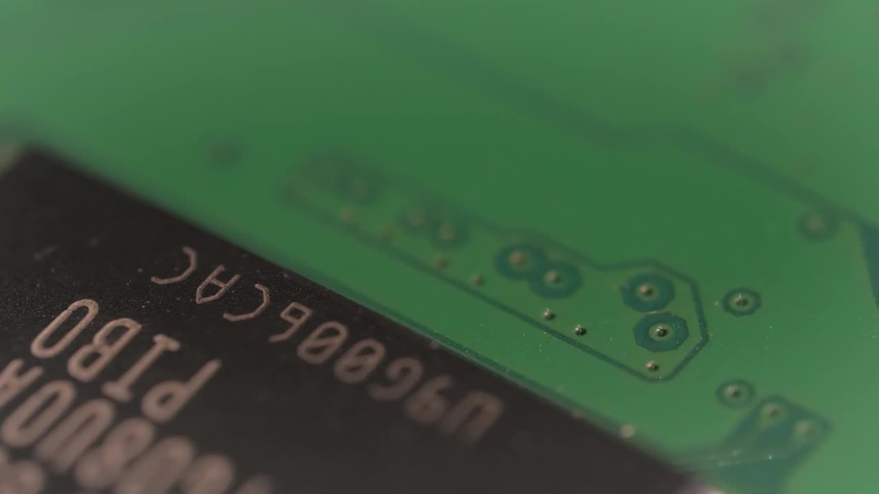 Video Stock Closeup Video Of A Hardware Microchips Live Wallpaper For PC