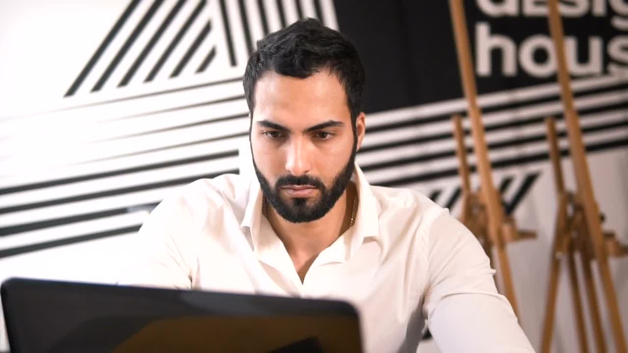 Video Stock Closeup Of Professional Man In Modern Office Live Wallpaper For PC