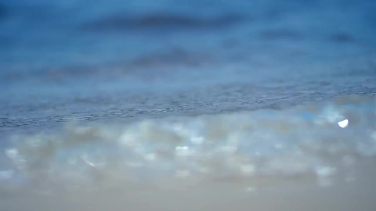 Video Stock Closeup Of Gentle Waves Live Wallpaper For PC