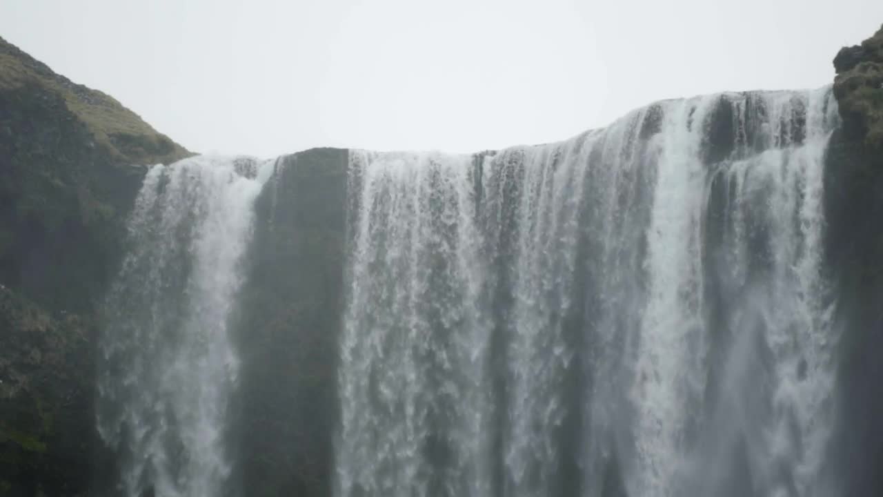 Video Stock Closeup Of A Waterfall Live Wallpaper For PC