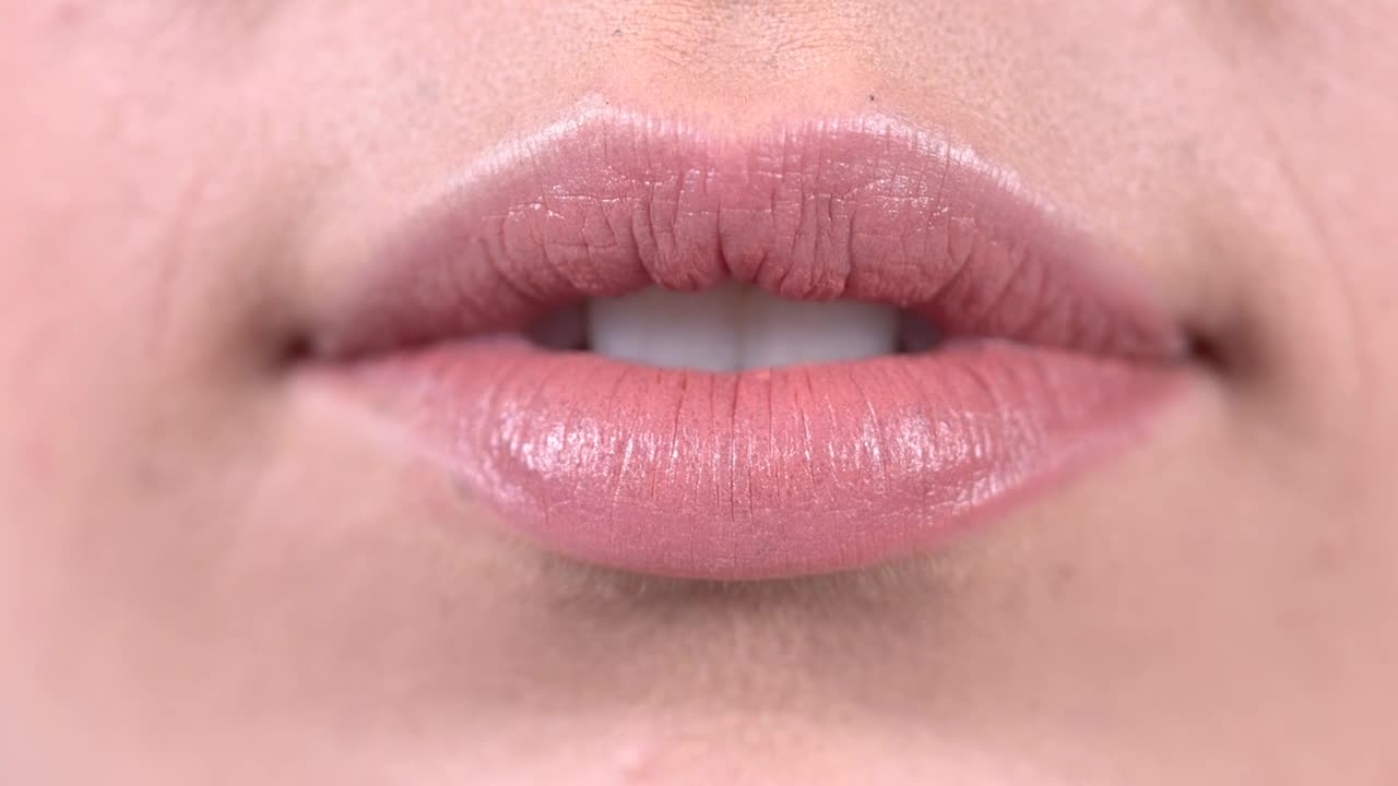 Video Stock Closeup Of A Smiling Woman Live Wallpaper For PC