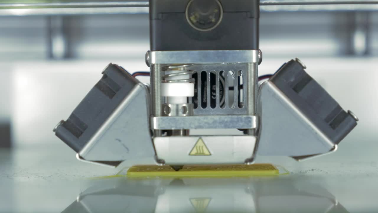 Video Stock Closeup Of A D Printing Head Live Wallpaper For PC