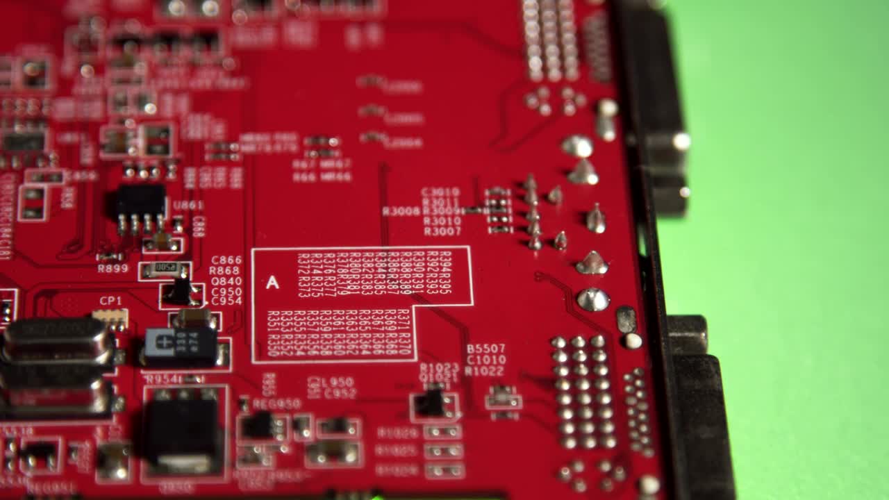 Video Stock Closeup Of A Circuit Board Live Wallpaper For PC