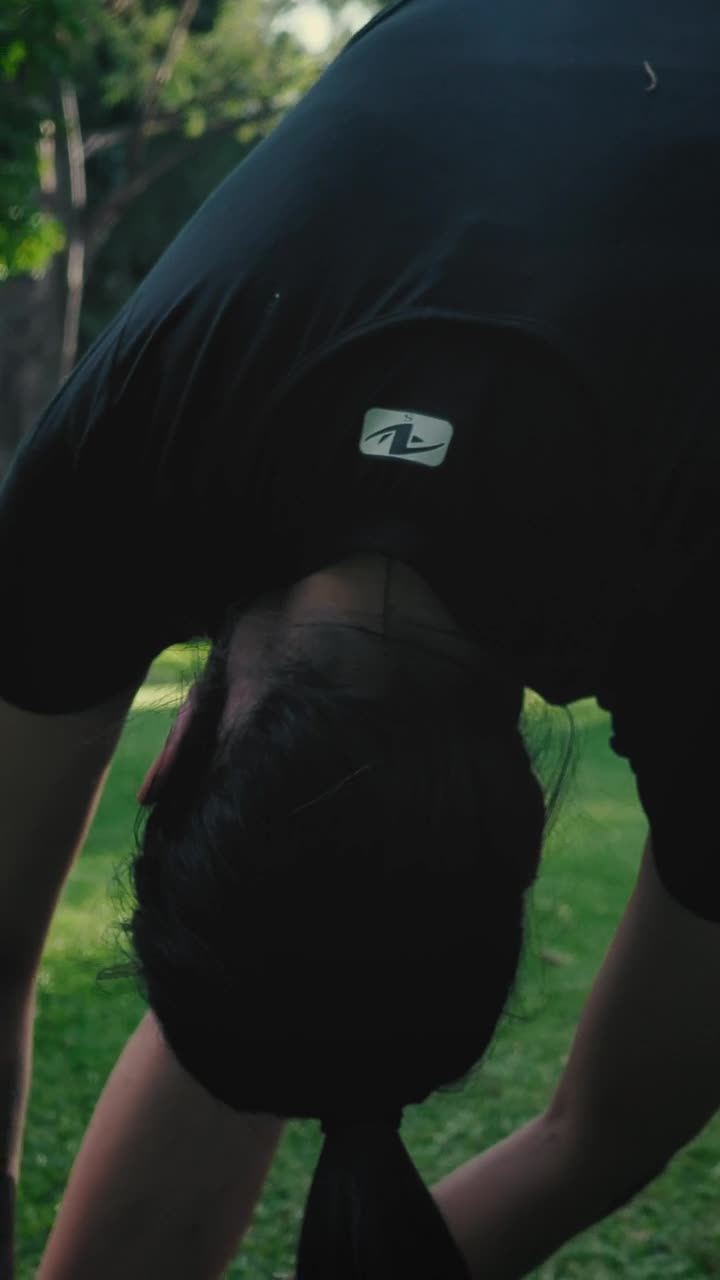 Video Stock Close Up View Of Woman Stretching Before Exercising Live Wallpaper For PC