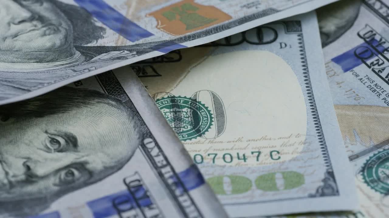 Video Stock Close Up Shot Up Of Dollars Live Wallpaper For PC