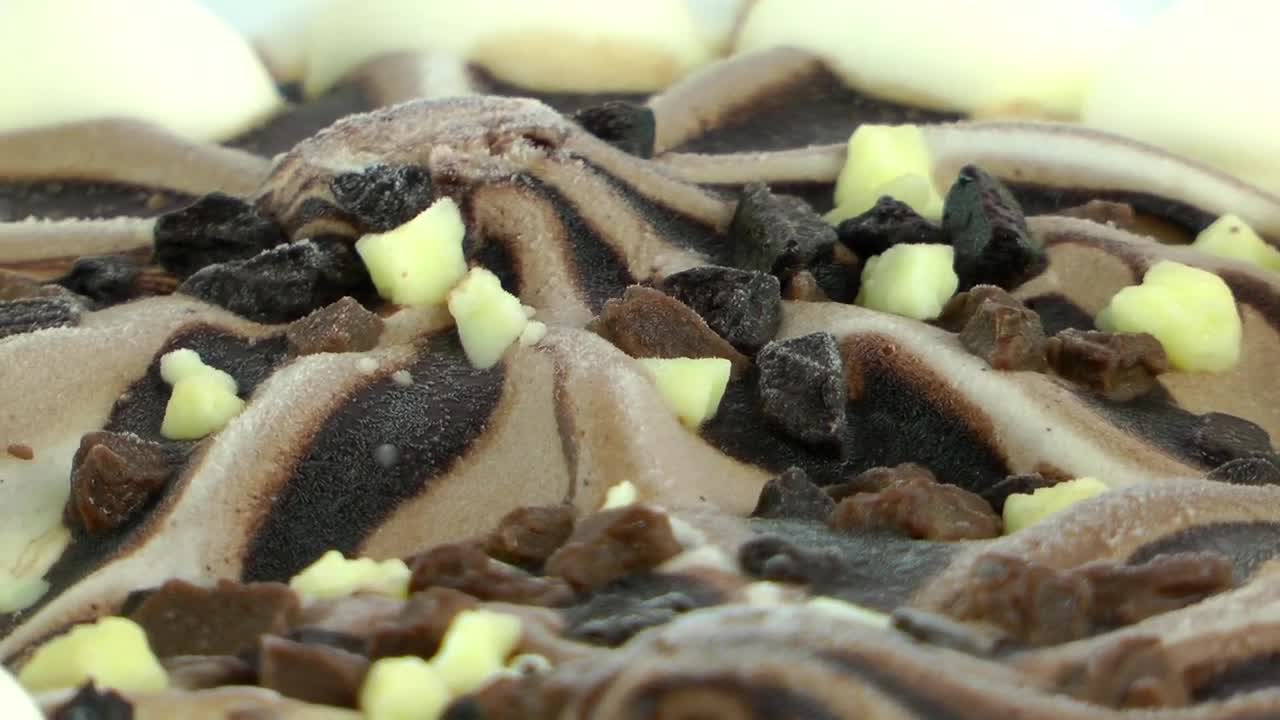 Video Stock Close Up Shot Of Chocolate Ice Cream Live Wallpaper For PC