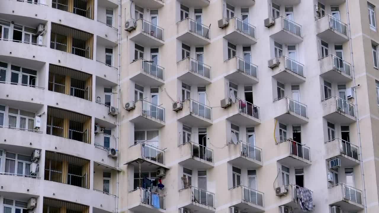 Video Stock Close Up Of Apartment Buildings Live Wallpaper For PC
