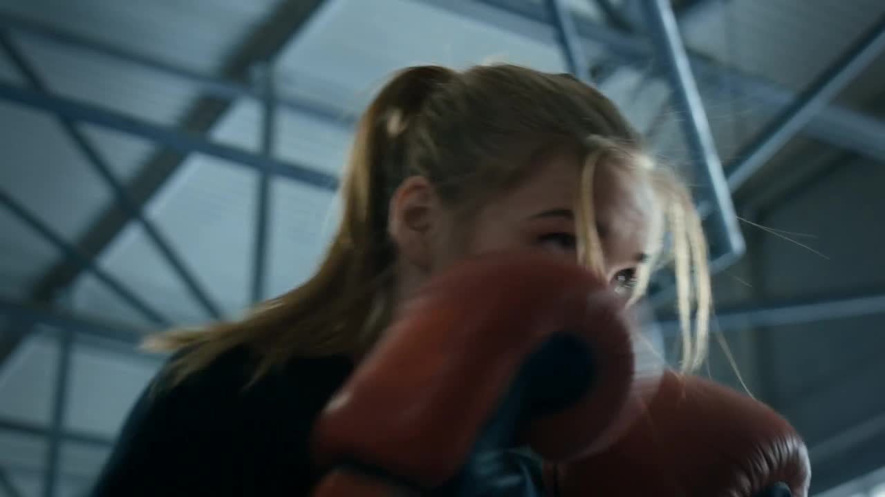 Video Stock Close Up Of A Boxing Woman Training Live Wallpaper For PC