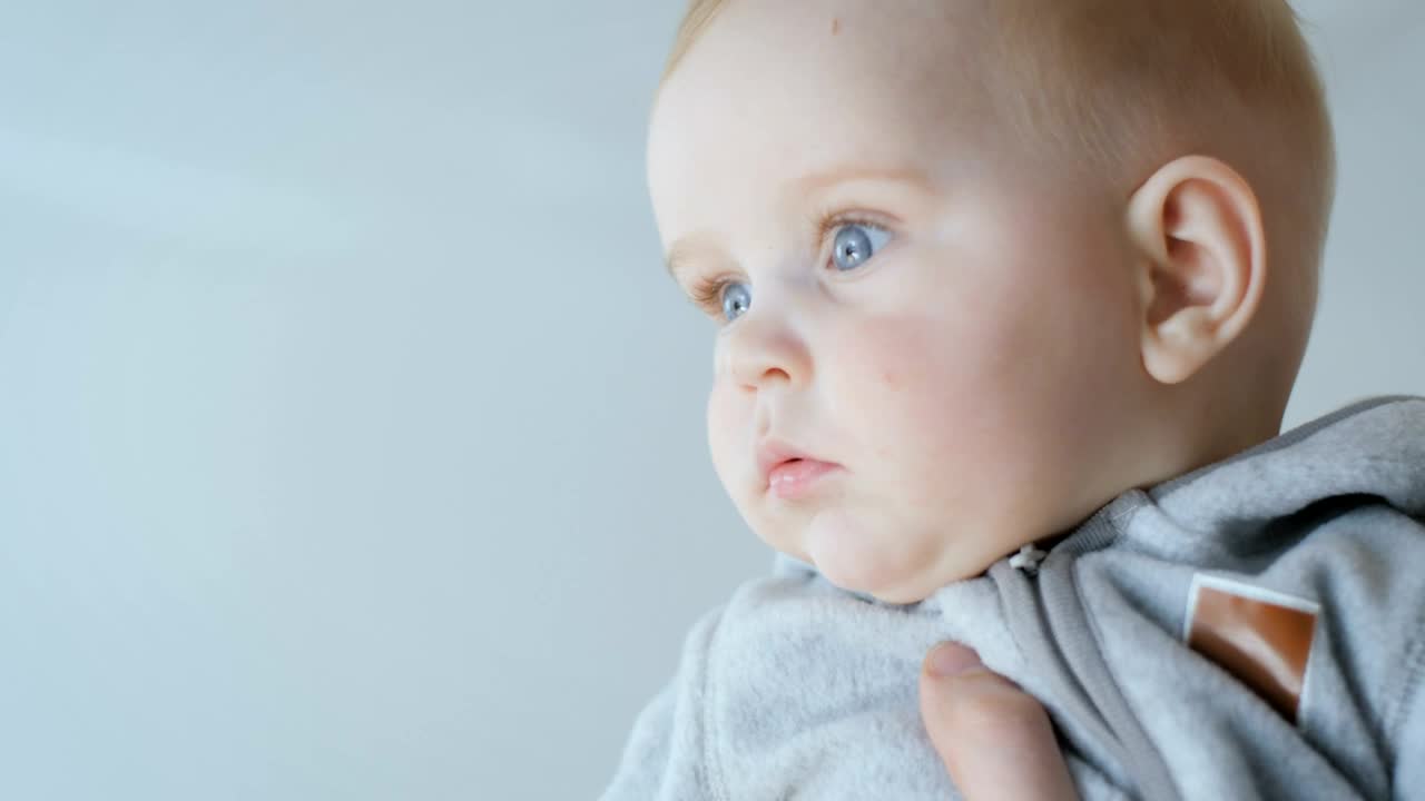 Video Stock Close Up Of A Blonde Baby Face Live Wallpaper For PC