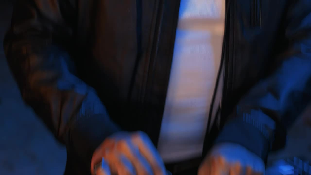 Video Stock Close Shot Of A Dj Playing At Night Live Wallpaper For PC