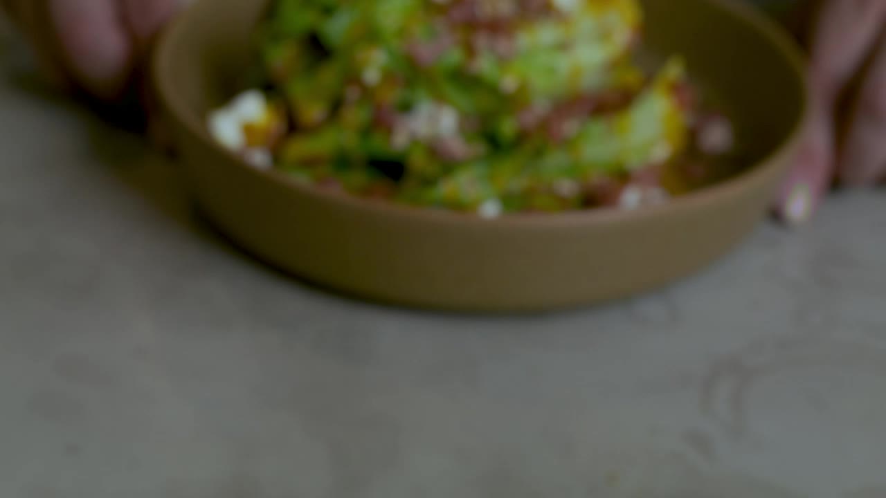 Video Stock Close Shot Of A Chefs Plate Just Finished Live Wallpaper For PC