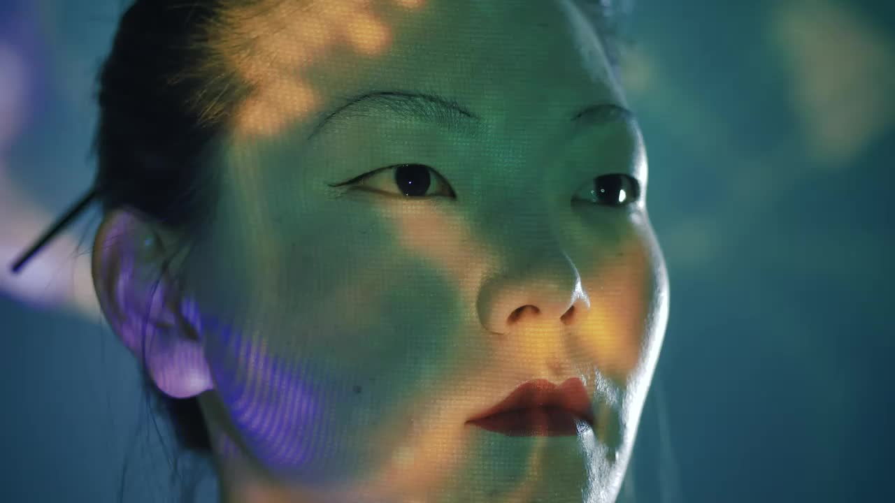 Video Stock Close Portrait Of A Cyborg Live Wallpaper For PC