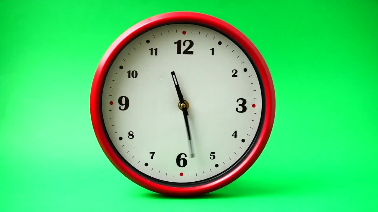 Video Stock Clock Moving Fast On A Chroma Background Live Wallpaper For PC