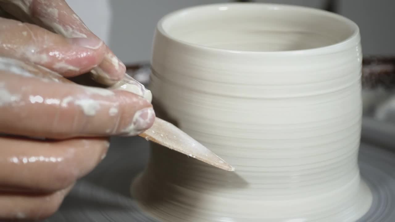 Video Stock Clay Pot Spinning On Pottery Wheel Live Wallpaper For PC