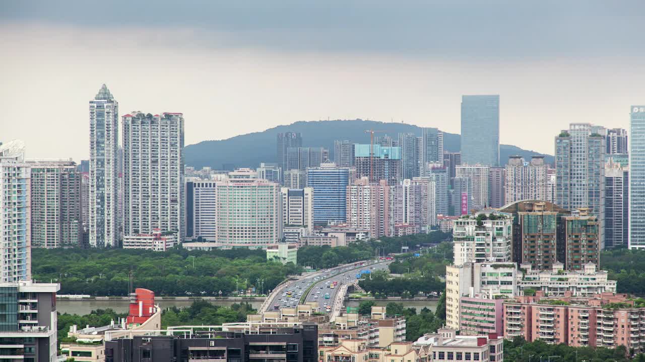 Video Stock Cityscape Of Guangzhou City In Daytime Live Wallpaper For PC
