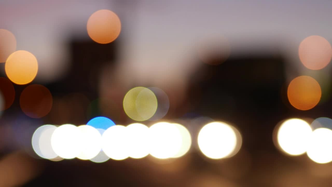 Video Stock City Traffic Unfocused Live Wallpaper For PC