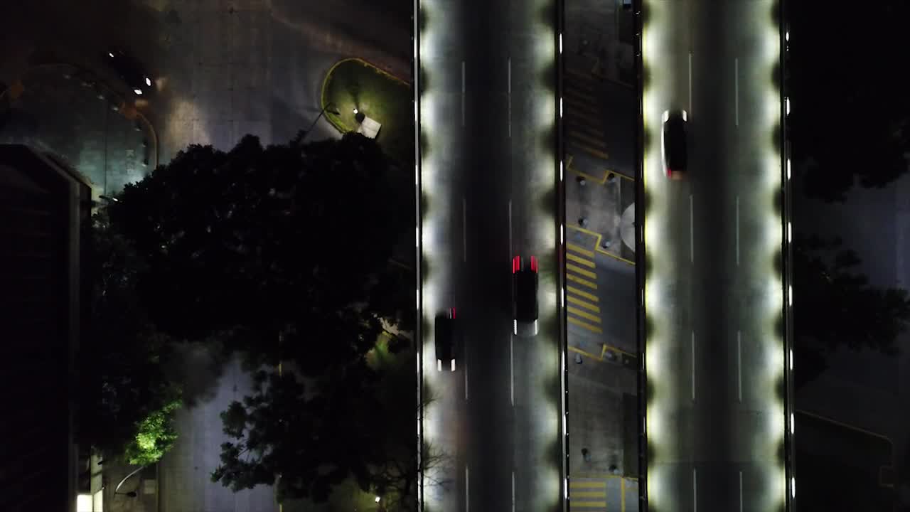 Video Stock City Traffic During The Night Live Wallpaper For PC