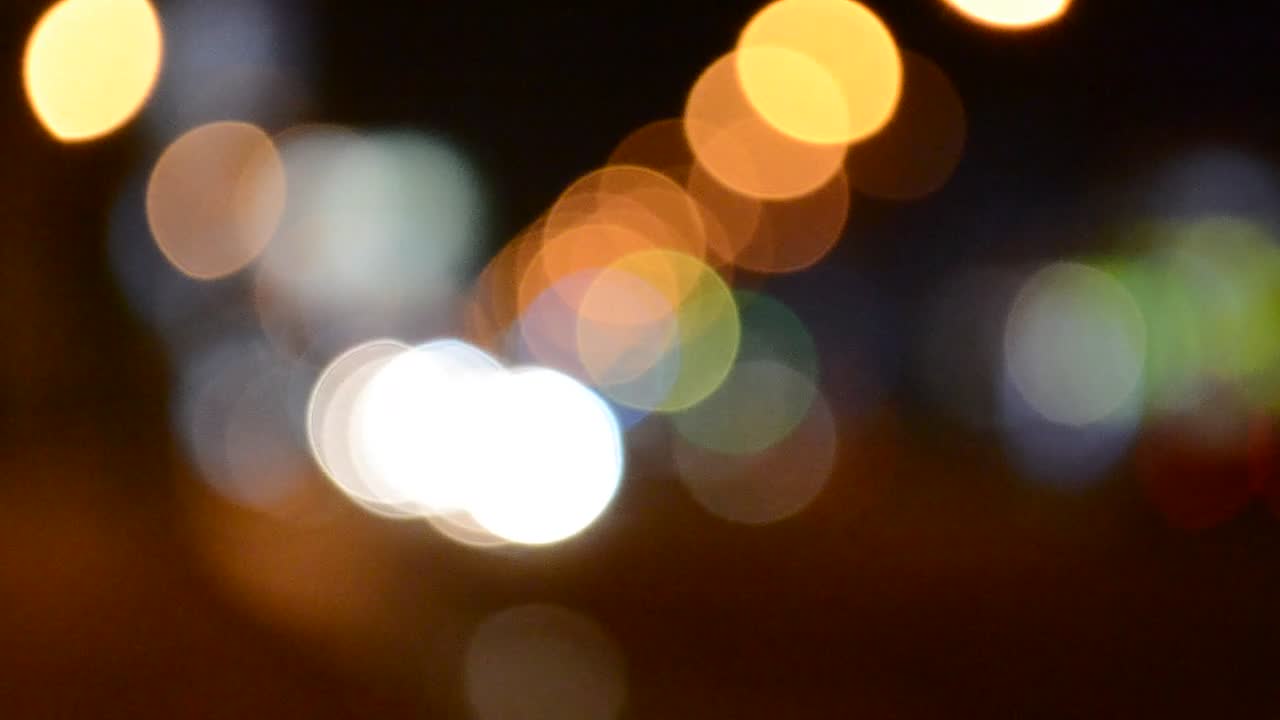 Video Stock City Traffic Blurred At Night Live Wallpaper For PC