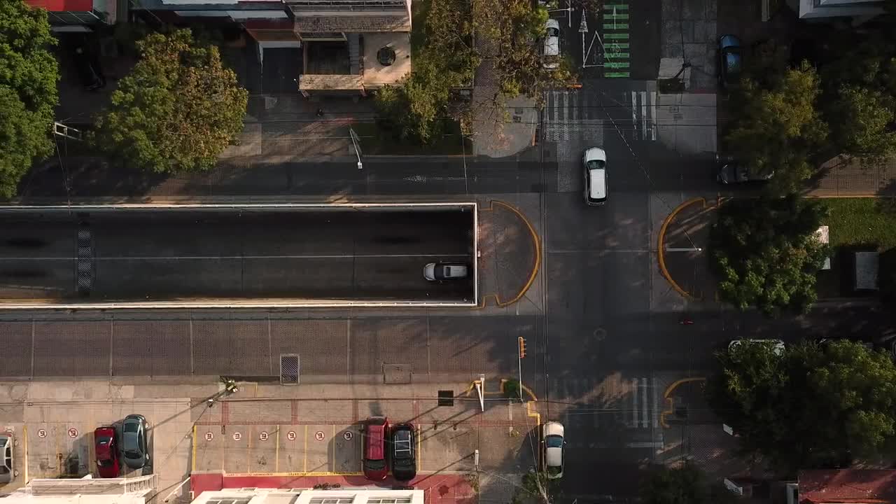Video Stock City Traffic Aerial View Live Wallpaper For PC