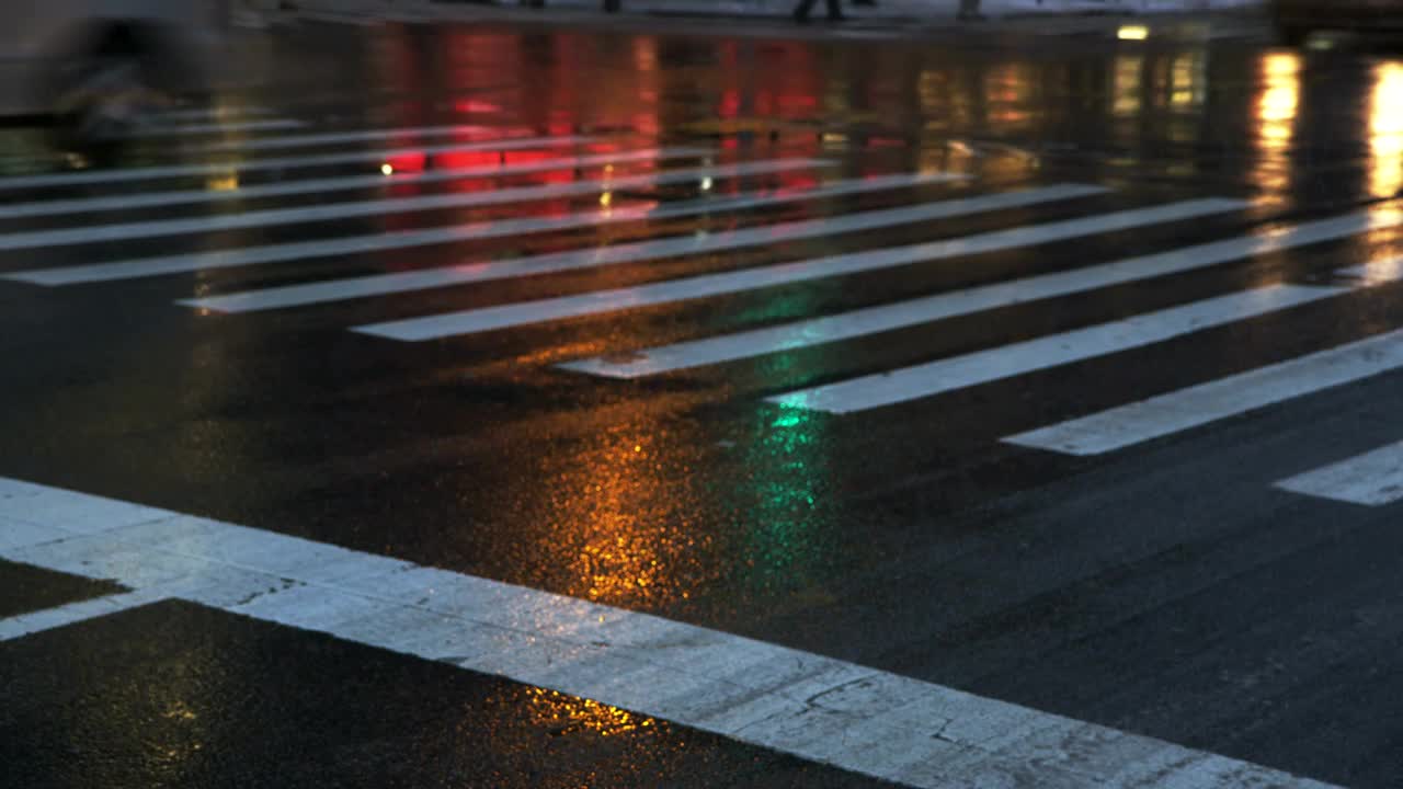 Video Stock City Street After The Rain Live Wallpaper For PC