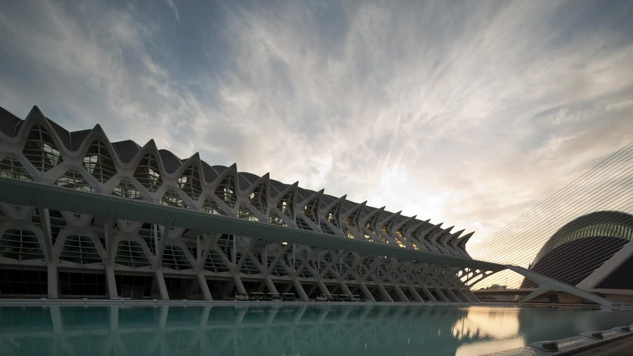 Video Stock City Of Arts And Sciences In Valencia Live Wallpaper For PC
