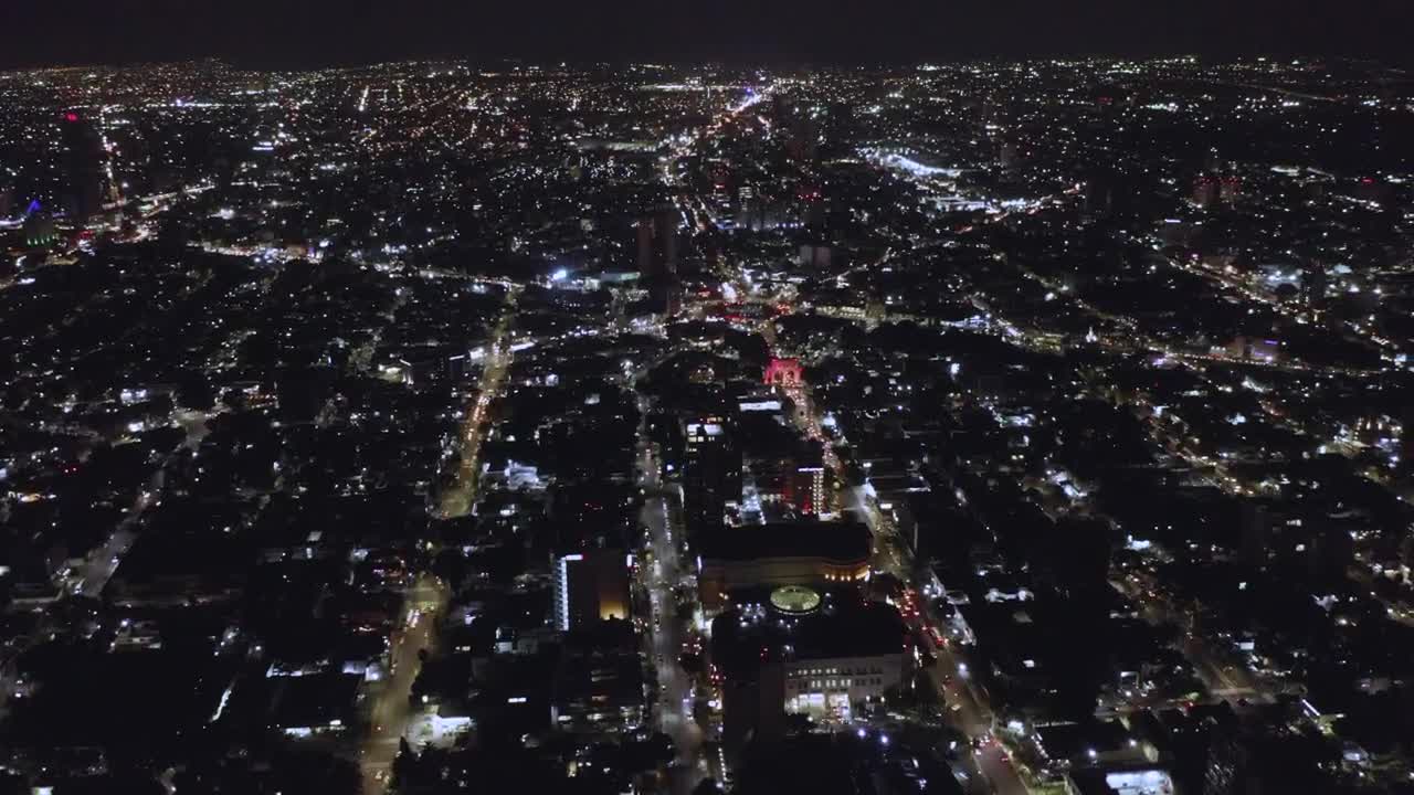 Video Stock City Lights From The Air Live Wallpaper For PC