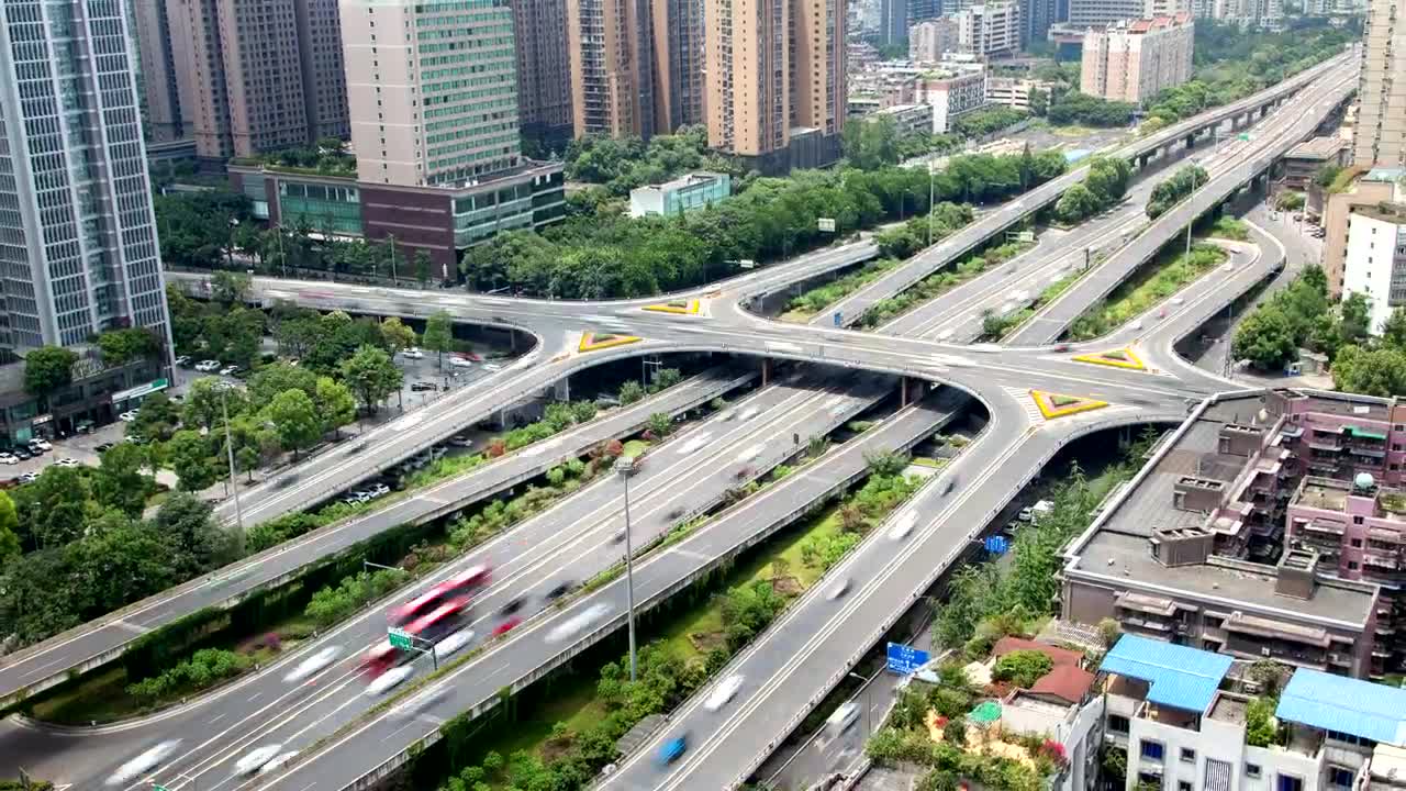 Video Stock City Crossroads With Fast Traffic Live Wallpaper For PC